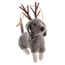 Load image into Gallery viewer, Reindeer Dogs Felt Ornaments - Assorted
