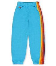 Load image into Gallery viewer, 5 Stripe Sweatpant - Neon Blue
