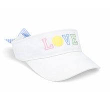 Load image into Gallery viewer, Love Tennis Bow Visor
