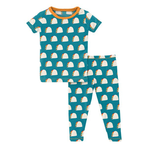 Seagrass Tacos Short Sleeve Pajama Set