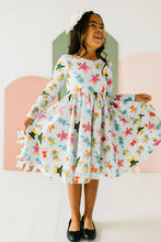 Load image into Gallery viewer, Gwendolyn Dress - Snow Cats
