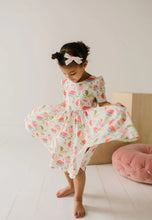 Load image into Gallery viewer, Puff Sleeve Twirl Dress - School Vibes
