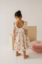 Load image into Gallery viewer, Puff Sleeve Twirl Dress - School Vibes
