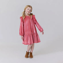 Load image into Gallery viewer, Harper Dress - Desert Rose Velour
