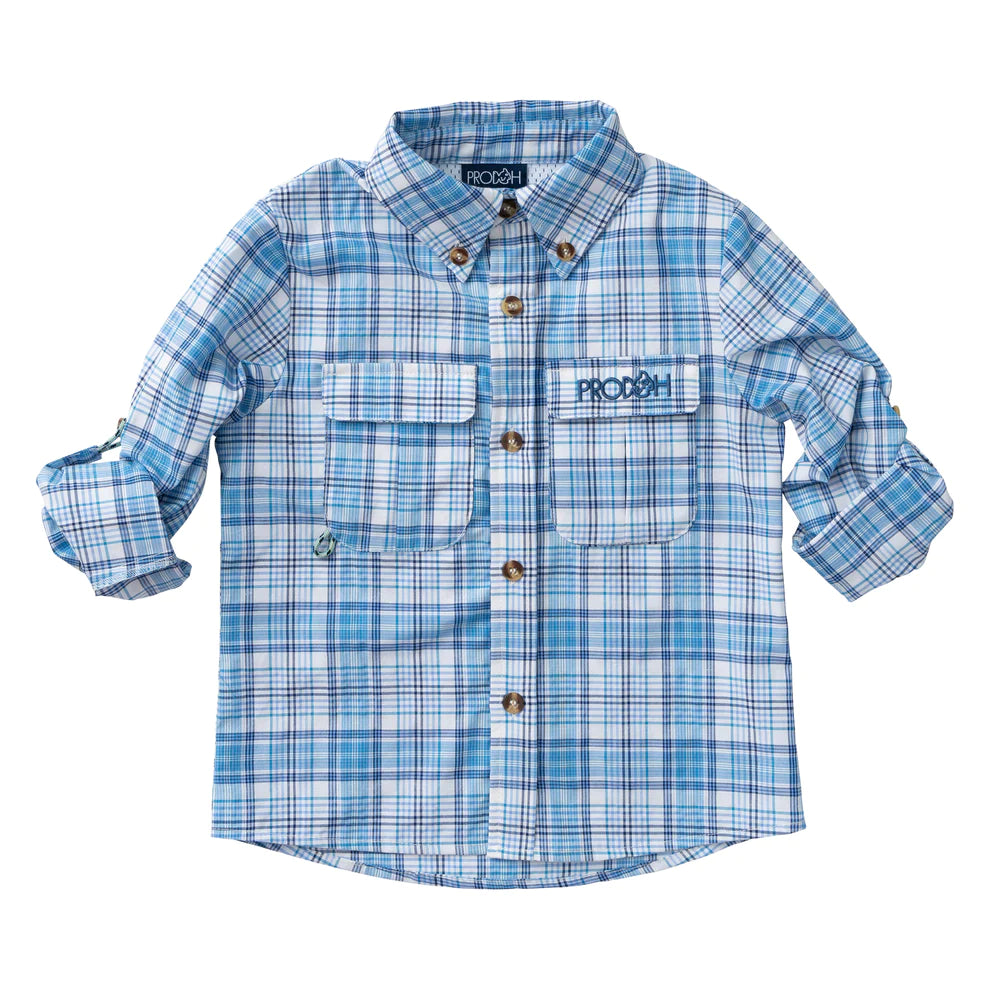 Ethereal Blue Plaid Founders Fishing Shirt – Belles & Beaux®