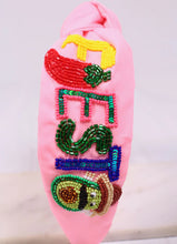 Load image into Gallery viewer, Fiesta Embellished Headband - Pink
