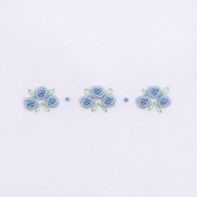 Load image into Gallery viewer, Skylar's Classics Embroidered Receiving Blanket - Sky Blue
