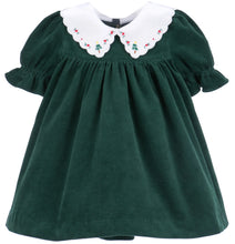 Load image into Gallery viewer, Holly Jolly Green Velvet Miller Dress
