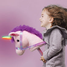 Load image into Gallery viewer, Starlight Unicorn Stick Horse
