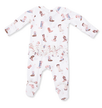 Load image into Gallery viewer, Buckarette Boots 2 Way Zipper Footie
