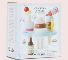 Load image into Gallery viewer, Wooden Ice Cream Stand And Toppings
