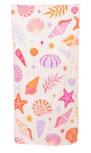 Load image into Gallery viewer, Beach Shells Microfiber Beach Towel
