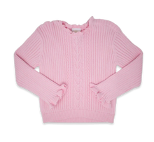 Load image into Gallery viewer, Itsy Bitsy Blooms Cable Knit Sweater
