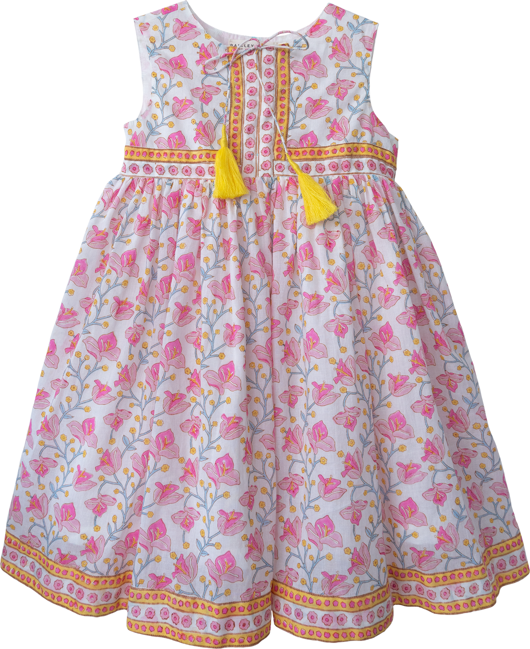 Naavya Pink Bougainvillea Dress