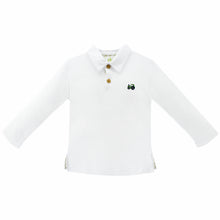 Load image into Gallery viewer, Tractor Appliqued Ian Polo With Khaki Check Leo Pant
