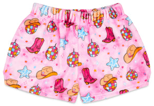 Disco Cowgirl Plush Shorts