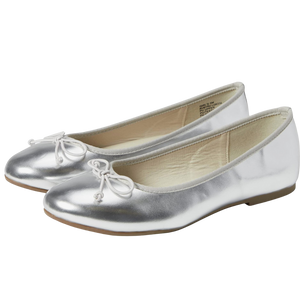 Rubyru Ballet Flat - Silver Metal