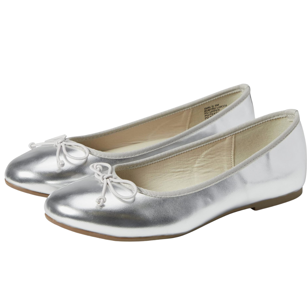 Rubyru Ballet Flat - Silver Metal