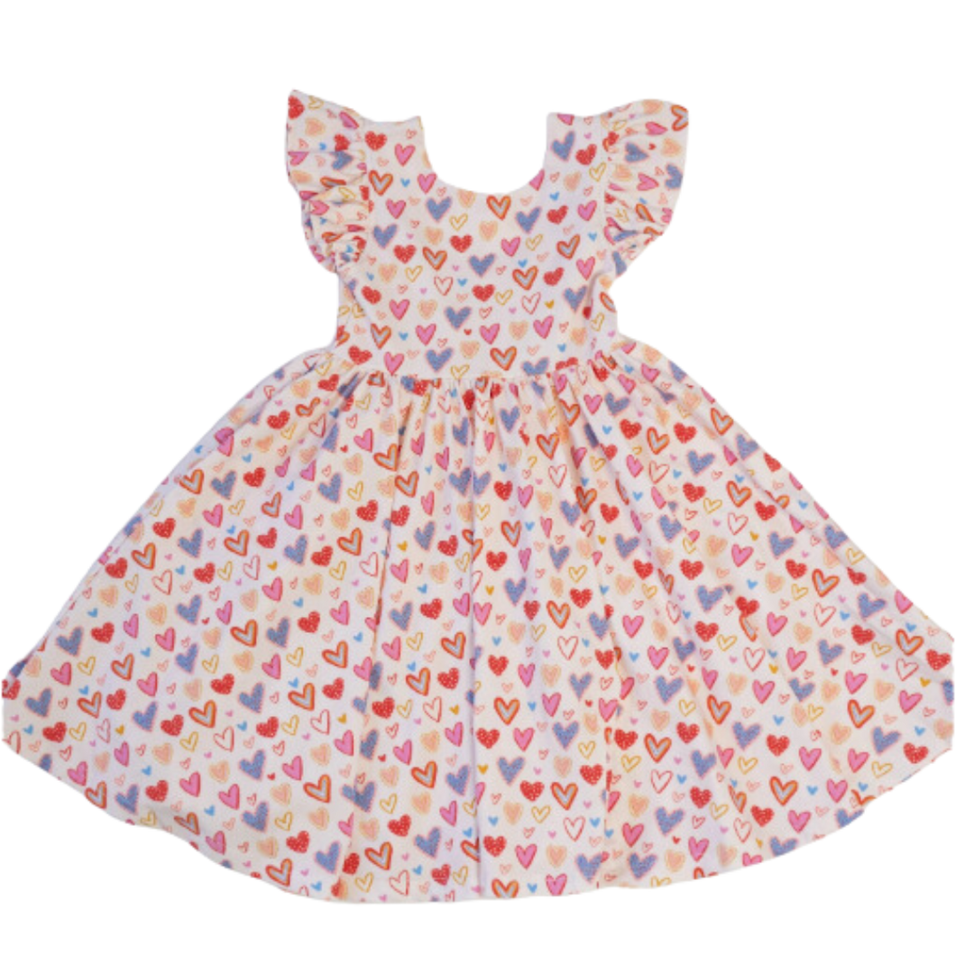 Olivia Dress - Heart Felt