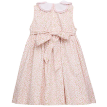 Load image into Gallery viewer, Pink Wildflowers Petal Collar Dress
