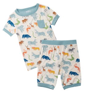 Scratchy Safari Bamboo Pajama Set