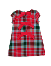 Load image into Gallery viewer, Betts Bow Dress - Wilson Pier Plaid
