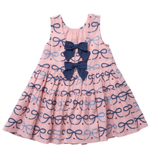 Load image into Gallery viewer, Eloise Dress - Pink Bows
