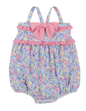 Load image into Gallery viewer, St. Bart's Bubble Swimsuit - Briar Patch Petals With Hamptons Hot Pink
