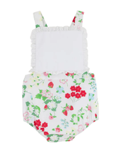 Load image into Gallery viewer, Sally Sunsuit - Berry Sweet With Worth Avenue White
