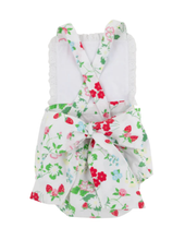 Load image into Gallery viewer, Sally Sunsuit - Berry Sweet With Worth Avenue White
