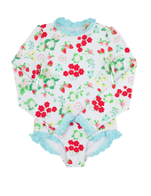 Load image into Gallery viewer, Sarasota Surf Suit - Berry Sweet With Belhaven Blue

