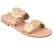Load image into Gallery viewer, Laurin Flat Sandal - Platinum
