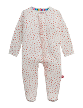 Load image into Gallery viewer, Apple Blossom Modal Magnetic Ruffle Footie
