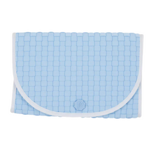 Load image into Gallery viewer, TBBC Buckhead Blue Puie Pret Changing Clutch
