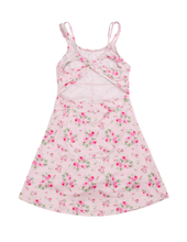 Load image into Gallery viewer, The Ellie Athletic Tween Dress - Pink Floral Keyhole
