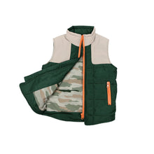 Load image into Gallery viewer, Green And Khaki Classic Camo Vest
