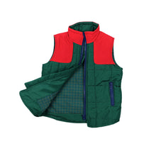 Load image into Gallery viewer, Green And Red Tattersall Vest
