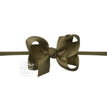 Load image into Gallery viewer, 1/4" Nylon Pantyhose Headbands with Signature Grosgrain Bow
