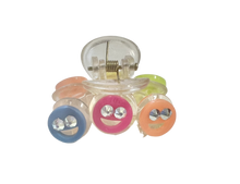 Load image into Gallery viewer, Crystallized Neon Smile Claw Clip
