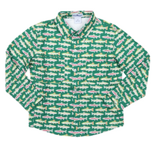 Load image into Gallery viewer, Evergreen Trout Long Sleeve Shirt

