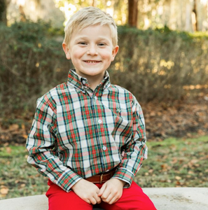 Evergreen Button Down