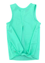 Load image into Gallery viewer, Athleisure Tie Back Top - Mint
