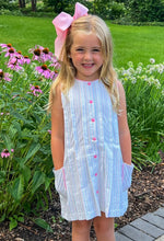 Load image into Gallery viewer, Reagan Spring Seersucker Stripe Dress
