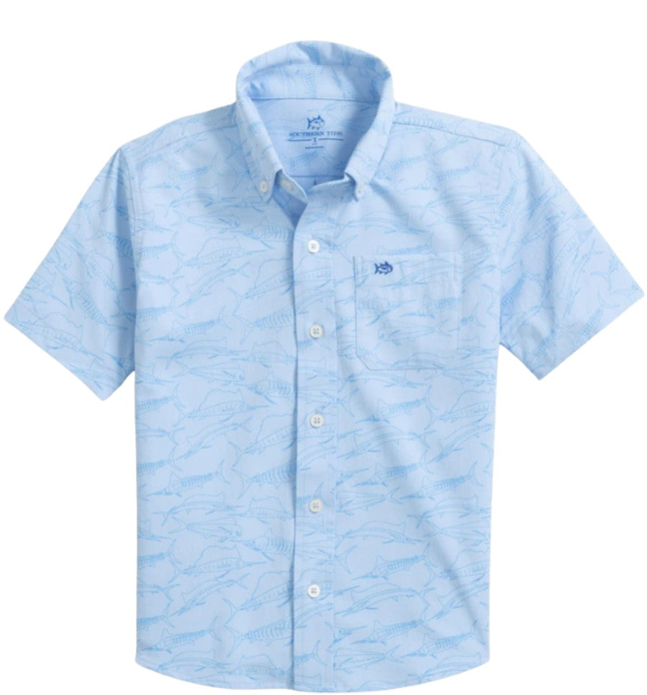 Cerulean Intercoastal Game Fish Sportshirt