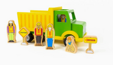 Load image into Gallery viewer, Construction Crew Magnetic Truck
