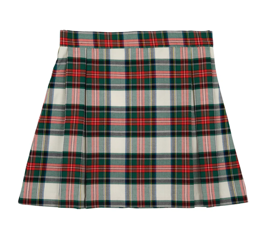 Parson Pleated Skirt - Aiken Place Plaid