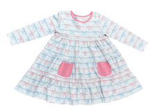 Load image into Gallery viewer, Tally Twirl Knit Dress - Simply Sweet Bows
