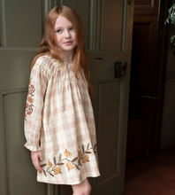 Load image into Gallery viewer, Tulip Dress - Harvest Plaid
