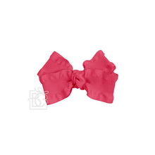 Load image into Gallery viewer, Double Ruffle Bow on Clip
