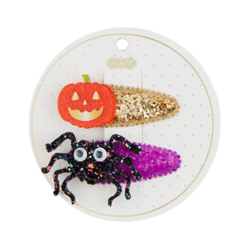 Spider Halloween Hair Clips